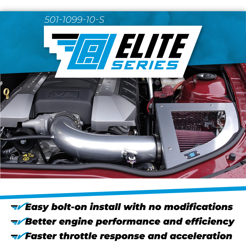 2010-2015 6.2L V8 Chevrolet Camaro - Chrome - Elite Series Aluminum Intake