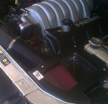 2008-2010 Dodge Challenger with 5.7L or 6.1L V8 Cold Air Intake