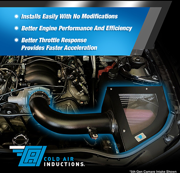 2012-2015 Chevrolet Camaro ZL1 with 6.2L V8 Cold Air Intake