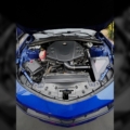 Camaro engine bay with cold air inductions intake installed