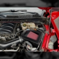Silverado Trail Boss engine bay with cold air inductions intake installed