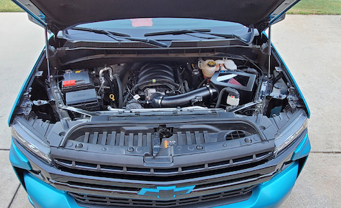 blue silverado intake