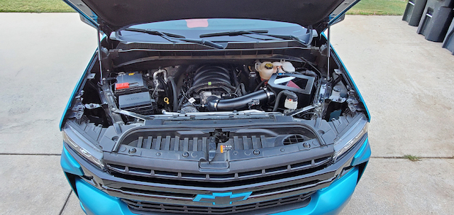 blue silverado intake