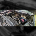 GMC Yukon engine bay with cold air inductions intake installed